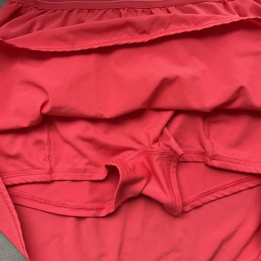 Alo Yoga Match Point Tennis Skirt Candy Red XXS